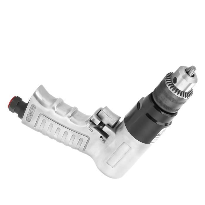 Jadeshay Perceuse Pneumatique 3/8" Réversible - Outil Air Comprimé Puissant Pour Perçage Et Dévissage