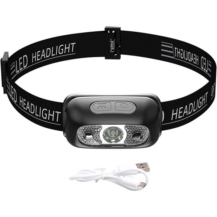 Lampe De Guidon LED Rechargeable ROCKBROS - Alerte Multidirectionnelle, IPX6, Noire