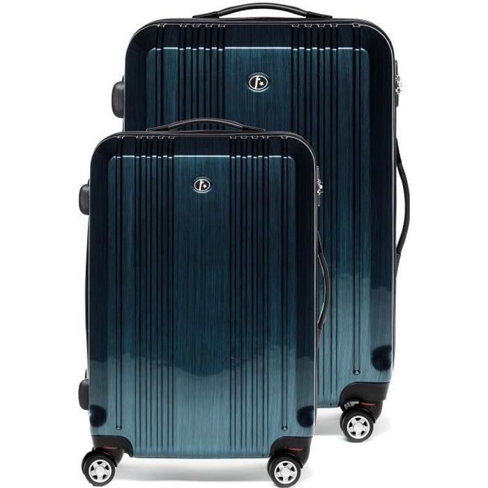 valise avec 2 compartiments zippés