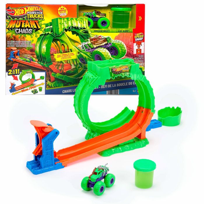 Playset MATTEL Slime Looping & Saut JMK91 Double jouabilité Slime inclus Figurine