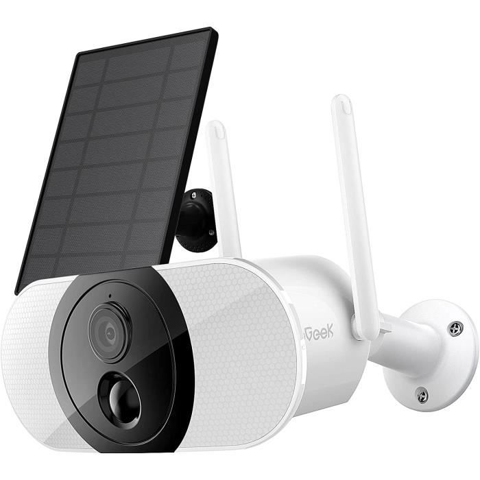 ieGeek Camera Surveillance WiFi Exterieure sans Fil Camera Solaire