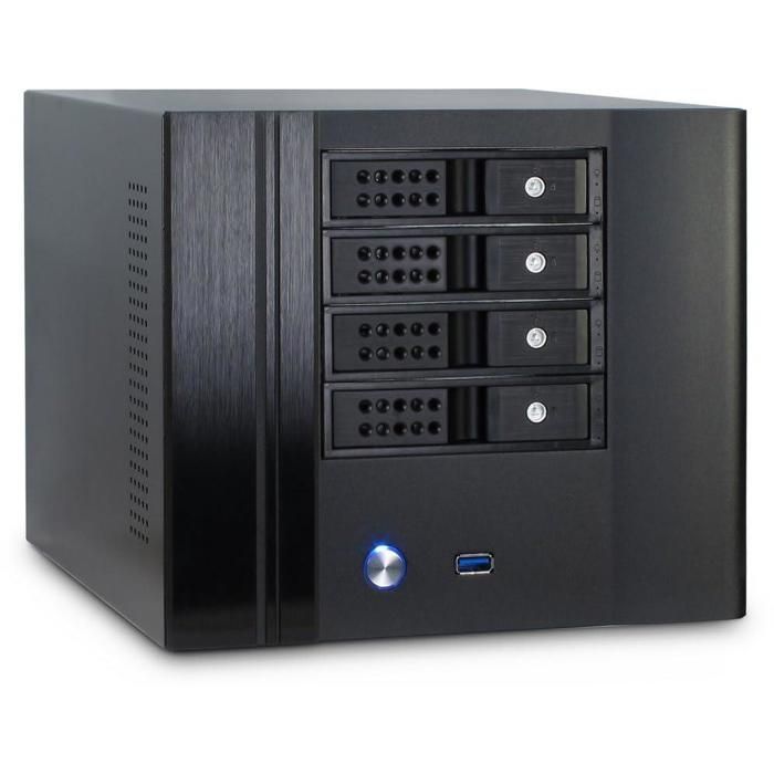 Boîtier PC Inter Tech IPC SC 4004 SFF en acier pour carte mère Mini ITX avec ventilateur arrière 120mm - vue 2