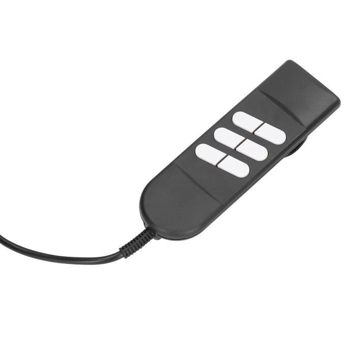 Télécommande Inclinable 8 Broches 4 Boutons - Remplacement Fauteuil Relax Électrique - Compatible Okin, Dewert, Kaidi