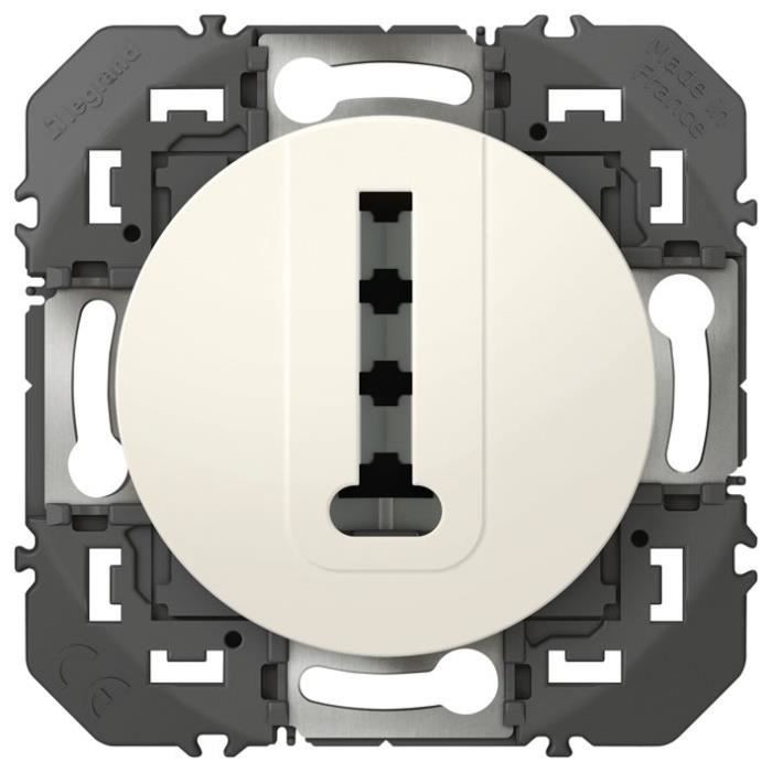 LEGRAND - Prise téléphone en T blanc compo Dooxie