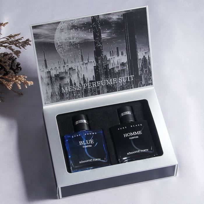 Coffret cadeau de parfum pour homme glamour parfum léger frais et