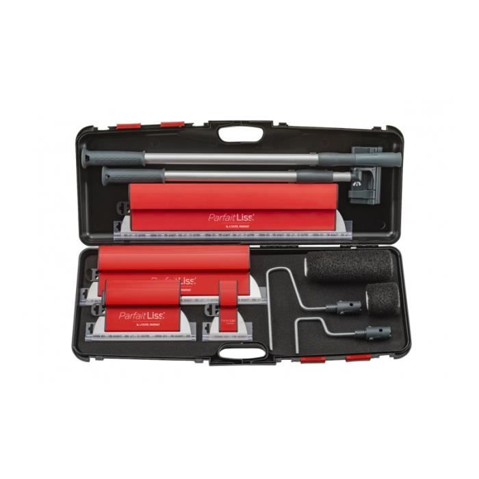 Valise Parfaitliss Finition - LOUTIL PARFAIT - Kit 8 pièces - Lissage facile - Pour enduits allégés