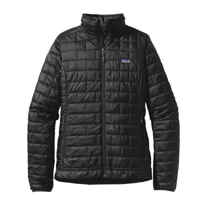 Veste Doudoune Femme - PATAGONIA - Nano Puff - Coupe-vent et r?�sistante ?� l'eau Noir - Cdiscount 
