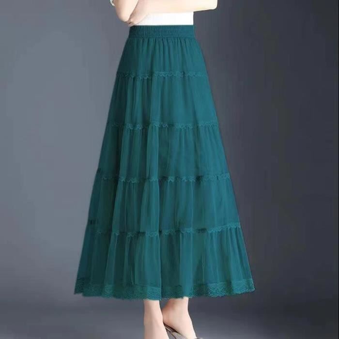 Jupe Tulle Argentée Femme - Ensemble 2 Pièces Élégant Costume Affaires Mariage