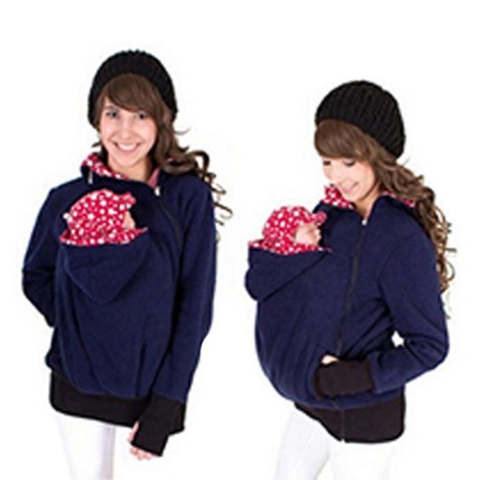 manteau femme pour porte bebe