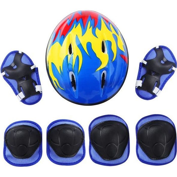 Set De Protections Pour Scooteur/trottinette Adulte - Genouillères, Coudières, Protège-poignets - Taille Réglable - Pour Skate, Roller, VTT