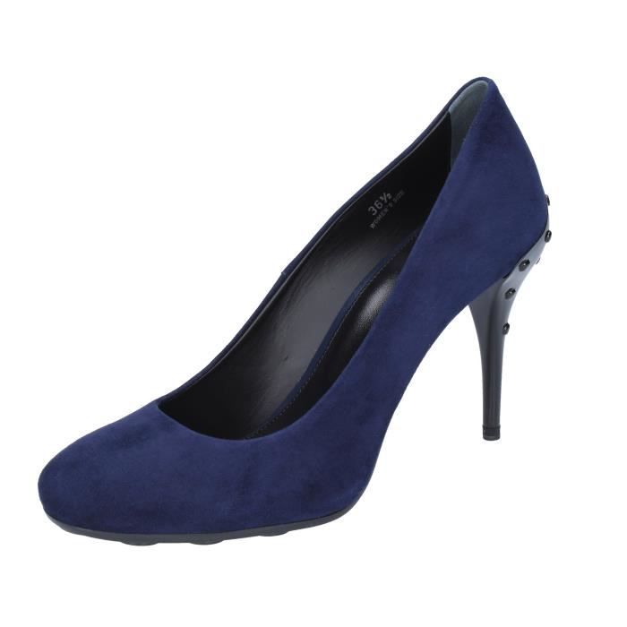 escarpin bleu pas cher