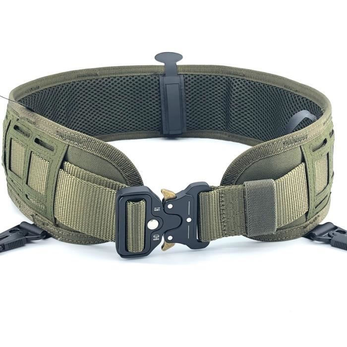 Ceinture tactique Molle, équipement militaire de combat de guerre, ceinture  en Nylon réglable, ceinture de l' - Cdiscount Sport