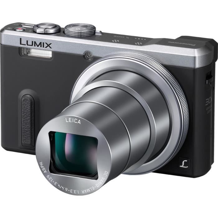 PANASONIC TZ60 - MOS 18MP Zoom 30x Appareil photo numérique Compact - Silver