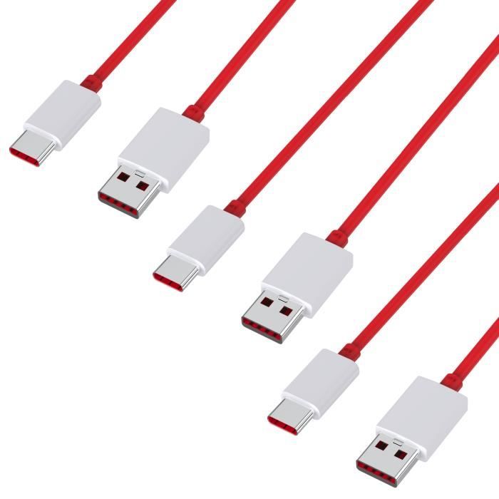 Câble Charge Rapide OnePlus DUX DUCIS - USB Type-C 1m - Compatible Nord/10 Pro/8 Pro/7T/6T Et Autres Modèles
