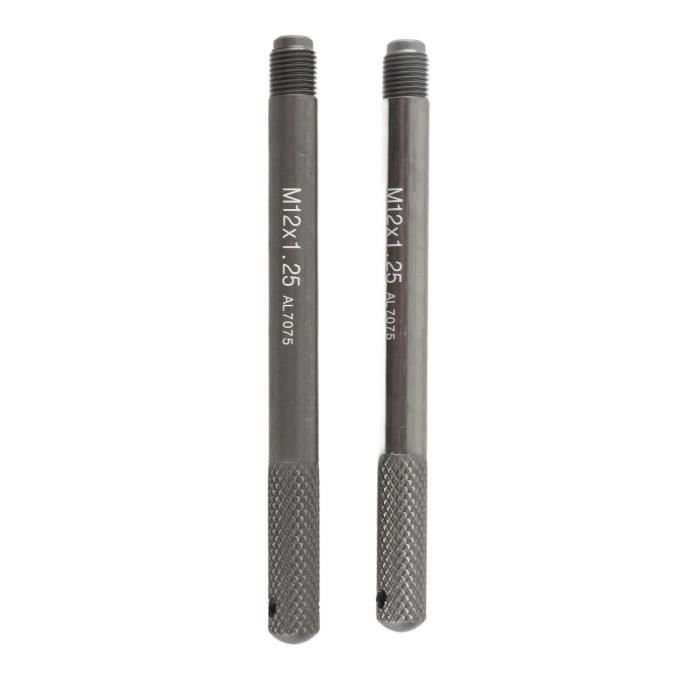 2 Goupilles Piston M12x1,75 Rétractables à Ressort - Acier Carbone - Neuf UXCELL