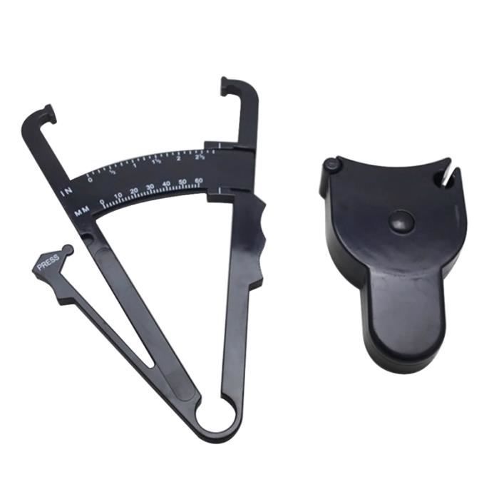 Pied à Coulisse Pour Mesure De Graisse Corporelle + Mètre Ruban – Tyzon – Fitness IMC – Neuf