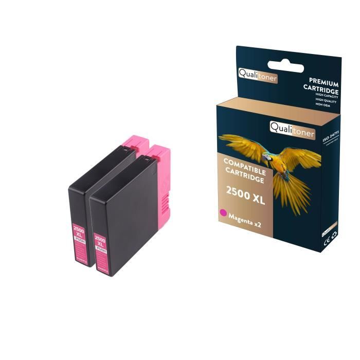 Cartouche D'encre QUALITONER Compatible Canon 551XL - Magenta - Neuf