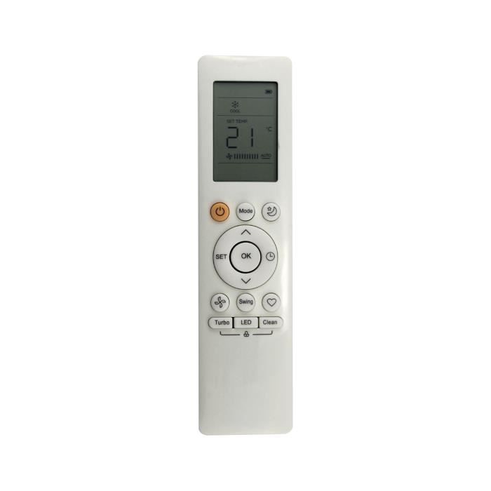 Télécommande De Remplacement Pour Climatiseur Levante Saunier-Duval Modèles R07/BGE, R07B/BGE, RG07G/BGE