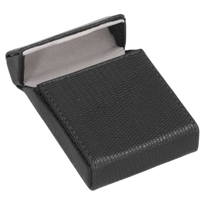 2 étuis à Lunettes En Cuir PU Motif Hibou - 18x9 Cm, étanches, Fermeture Pression - Voyage, Déco