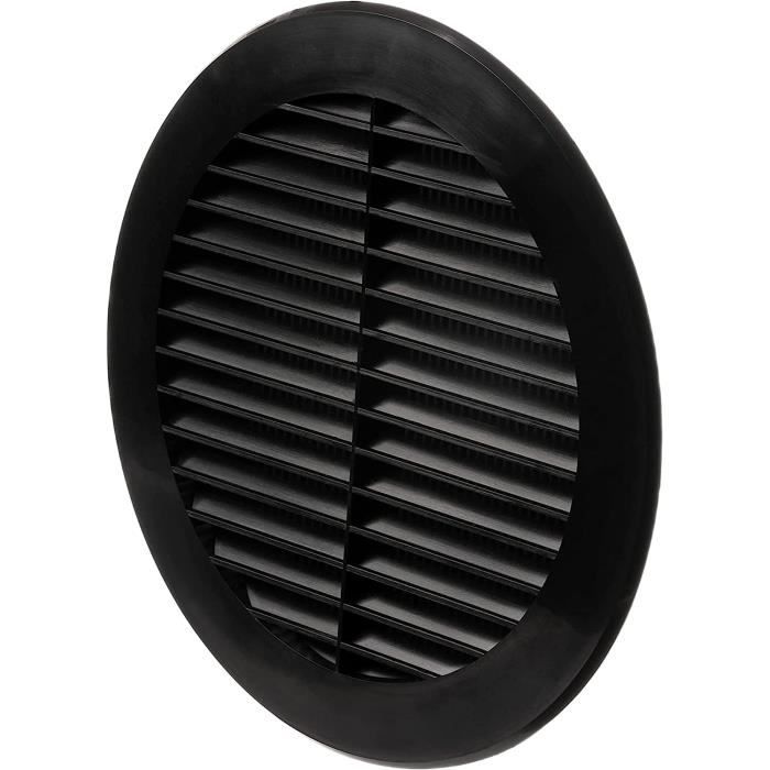 S&P - Prise Air Neuf Ronde Inox + Grille Anti Volatil D125 Mm Réf. 870253 | Point.P