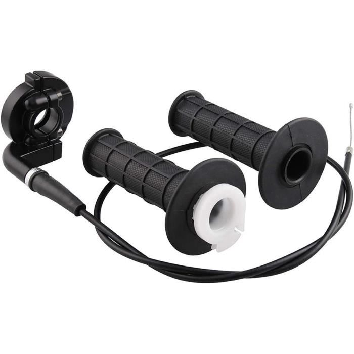 Poignée D'accélérateur Torsadée Pour Moto/scooter - Aluminium 7/8" (22 Mm) - Couleurs Au Choix - Améliore Contrôle Et Style - 3