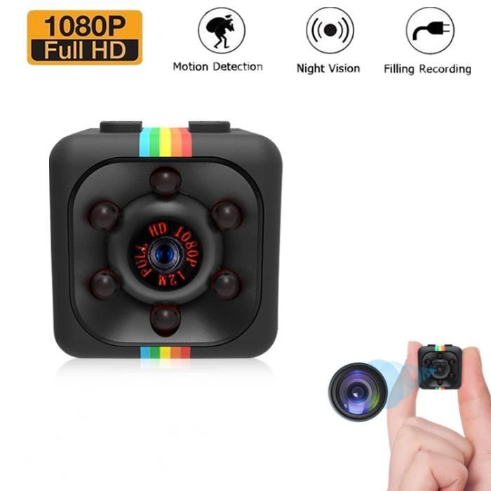 Caméra Cachée Surveillance Caméra Espion Biddsgg 64G - Mini Caméra Cachette 1080P Avec Détection Mouvement - Surveillance Intérieur/Extérieur Mini Caméra Cachée