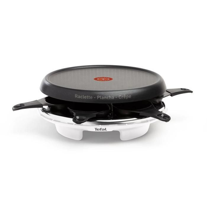 Appareil À Raclette Plancha Crêpière 6 Personnes Re151110 Tefal - vue 2