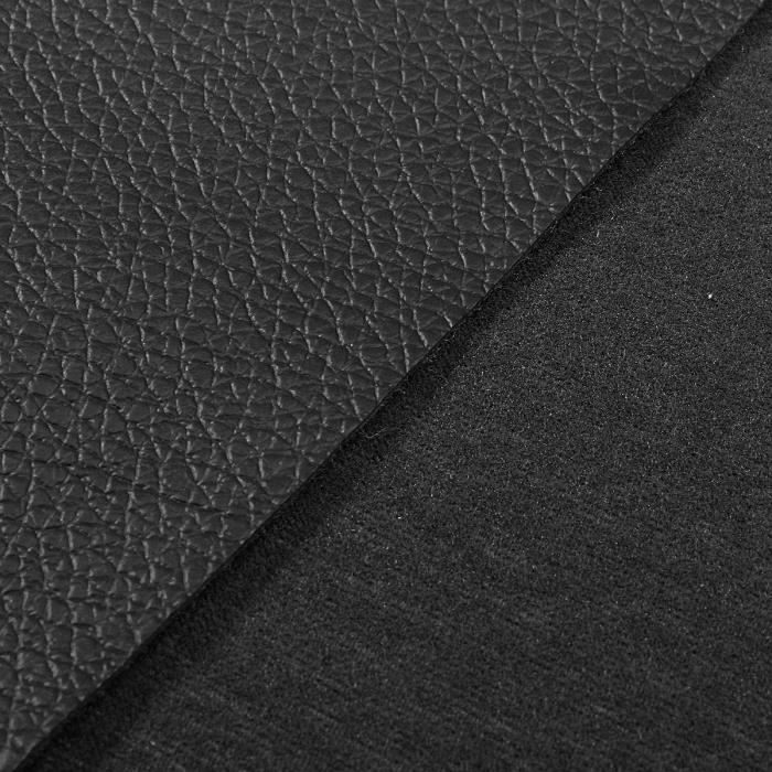 Tissu au mètre simili cuir nappa noir cuir synthétique référence Tissu Meubles
