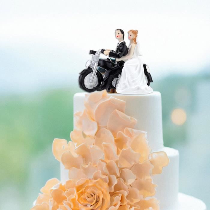 Decoration Sur Gateau Romantique De Mariage De Mariee Et Marie En Resine Synthetique De Fete Adorable Artisanat Gateau Modele De Cdiscount Maison