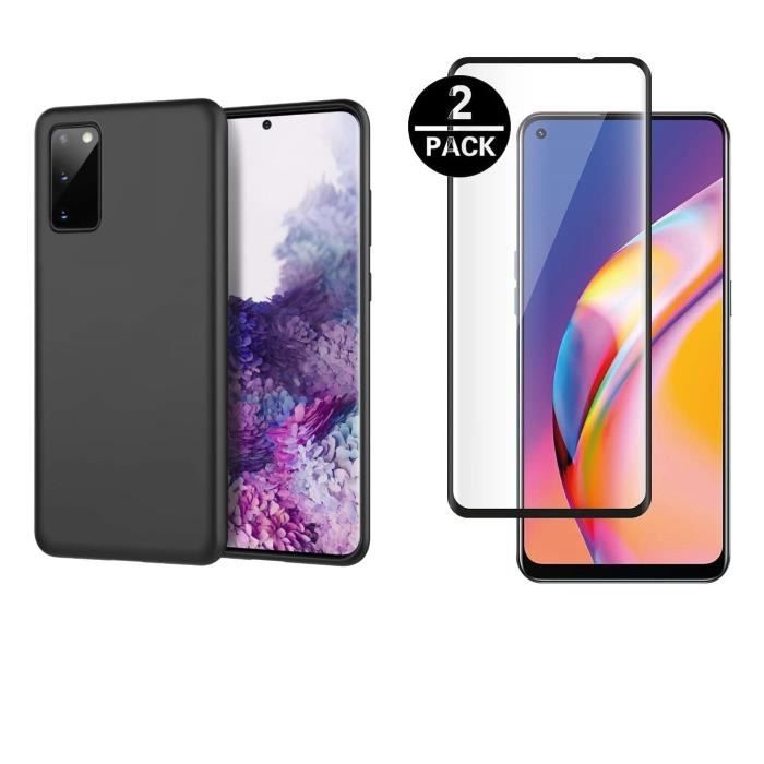 Coque Portefeuille Effet Cuir Pour OPPO Reno 8 Pro / Find X5 Lite / X5 Pro - Avec 2 Verres Trempés - Anti-choc - Neuf
