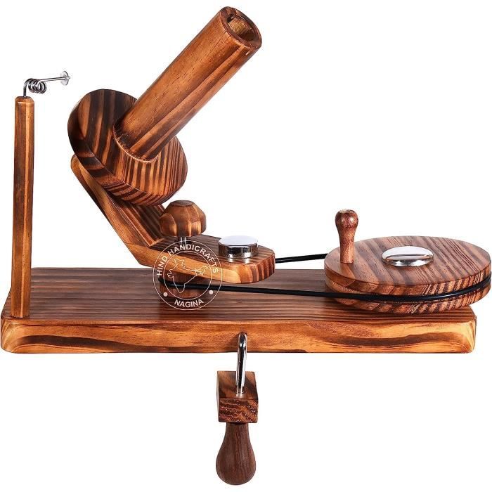 FLKQC Enrouleur Manuel De Pelote De Fil – Bobineuse à Main Pour Tricot & Crochet – Capacité 100-113g – Silencieux & Pliable