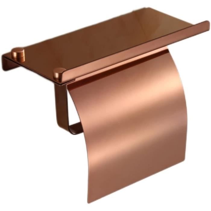 LifeStages® Porte-papier Toilette Avec étagère En Bois, Support Mural Pour Rouleau De