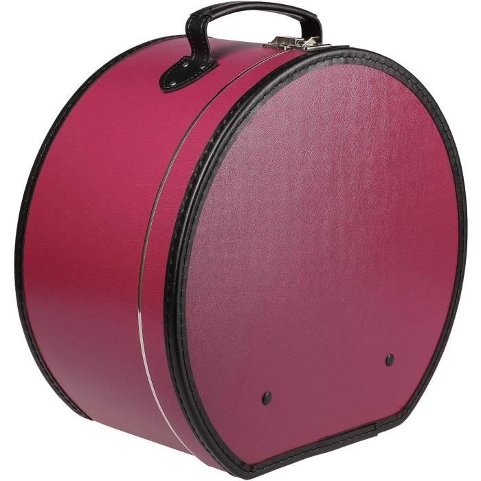 Étui à Chapeau De Voyage Rigide Nihcora - Protection Pour Fedora, Panama, Chapeau De Paille - Avec Poche Pour Documents