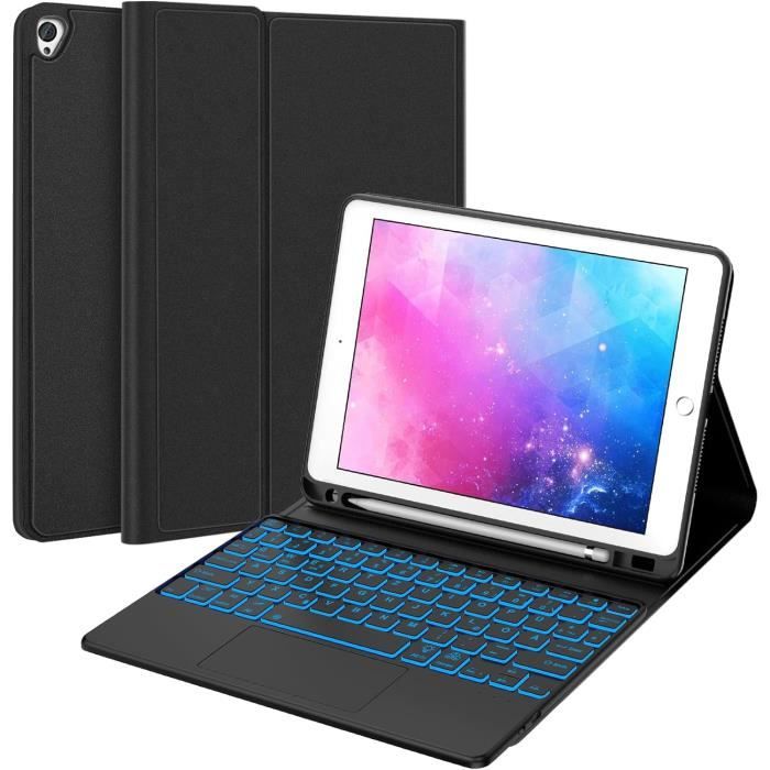LAMA Étui Avec Clavier Tactile Pour IPad 10,2" 9{^>eee