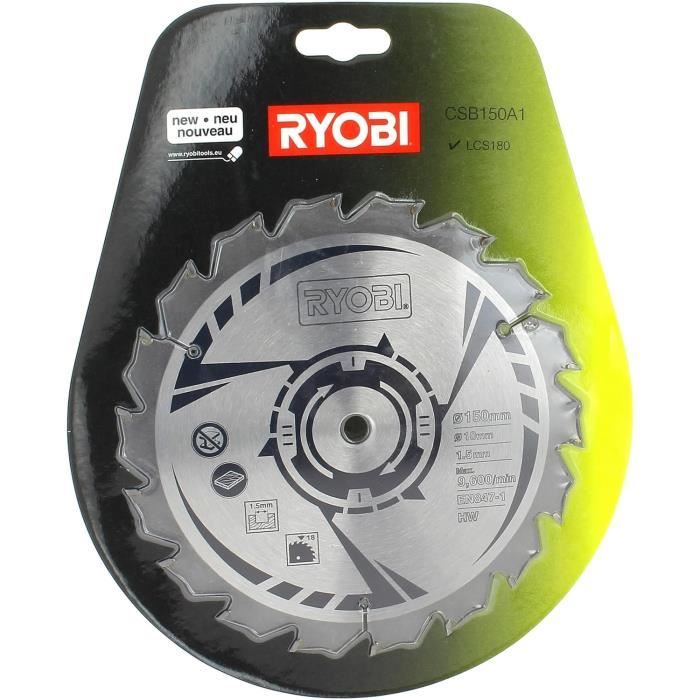 LAME ULTRA FINE RYOBI pour scie circulaire R18CS-0 One+ CSB165A1 EUR 33