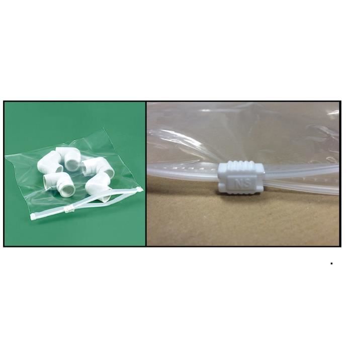 10 sachets zip avec fermeture par curseur 250 X 180