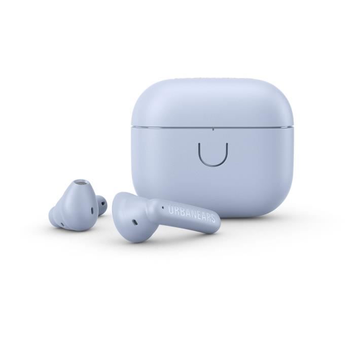 Ecouteurs sans fil Bluetooth - Urban Ears BOO - Slightly Blue - 30h dautonomie - Bleu clair