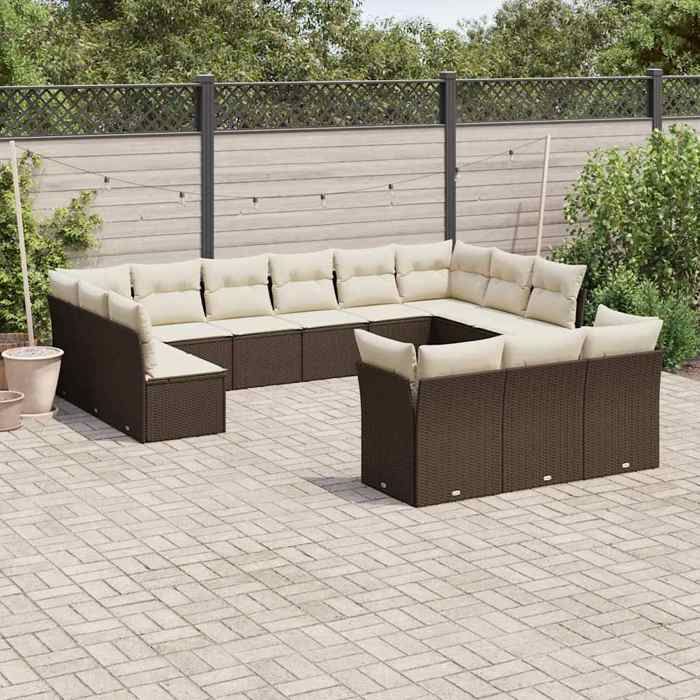 VIDAXL Salon de jardin 8pcs - vue 7
