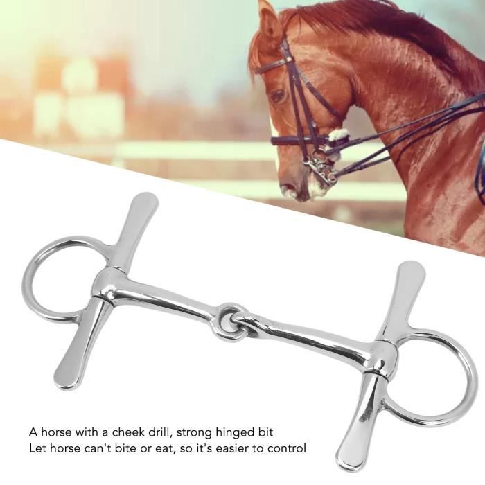 Mors De Cheval En Acier Inoxydable 127mm - Harnais équitation Performance Neuf