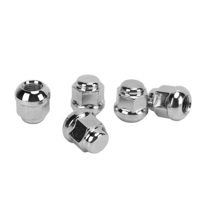 Écrous De Roue à Crampons – 14x1,5 – Hauteur 1,8 Pouce – Lot De 24 – Acier – Neufs