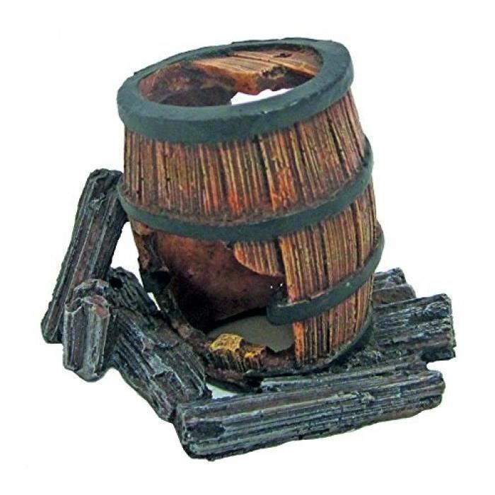 Comparer les prix de WAVE BOIS BARIL AVEC TROU POUR AQUARIOPHILIE TAILLE L