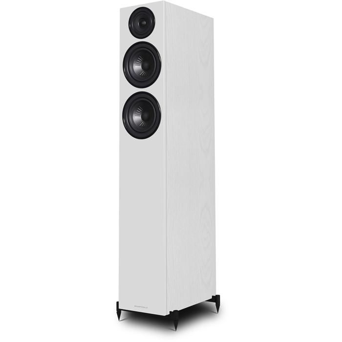 Enceinte colonne - Wharfedale - Diamond 12.4 - Blanc - Filaire - Vendue à lunité