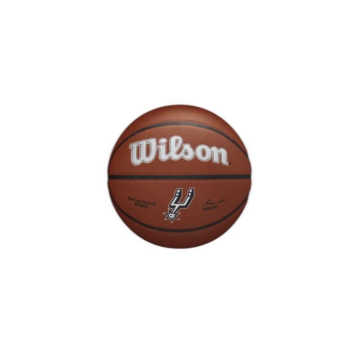 Ballon San Antonio Spurs NBA Team Alliance - marron/blanc - Taille 7