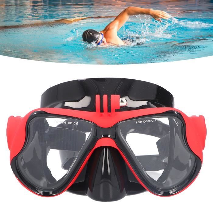 Ensemble de Lunettes de plongée avec Tuba, Masque de plongée sous-Marine  Professionnel Ensemble de plongée en apnée Jupe en Silicone pour Adulte