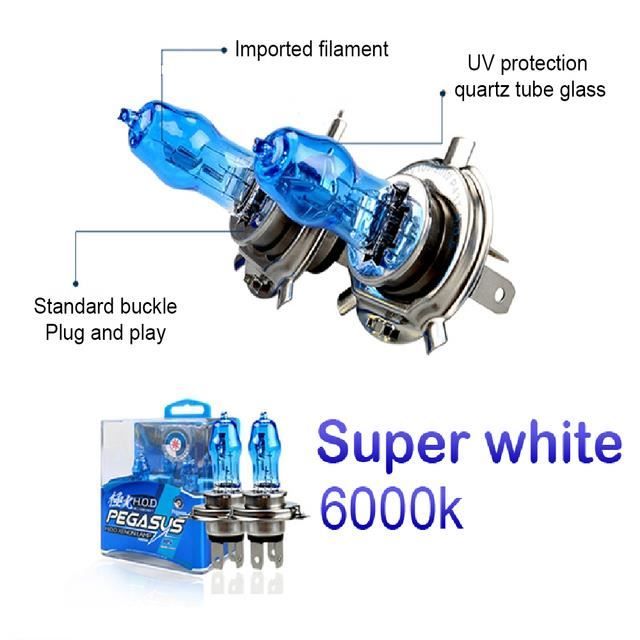 AMPOULE HALOGENE,6000 K blanc froidH7lampe halogène de voiture