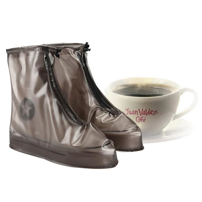 Lot De 3 Paires De Couvre-chaussures Imperméables En Latex - Taille Unique 38-46 - Antidérapants Pour Pluie, Neige, Boue