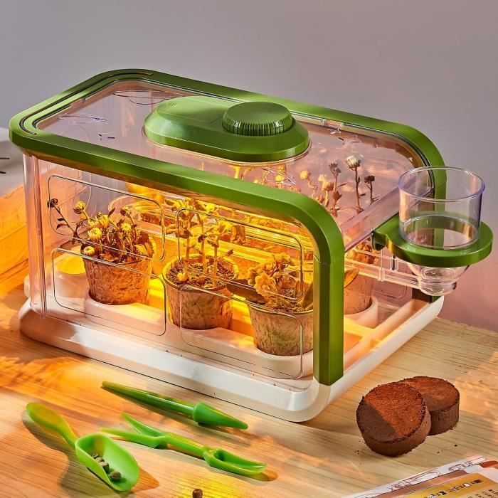 EDUMAN Kit de culture en cristal pour enfants - Kit d'expérimentation avec poudre de cristal - Pour faire pousser ses propres cristaux - Cadeau pour garçons et filles (violet