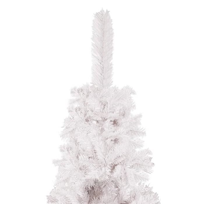 Sapin de Noël étroit Blanc 120 cm Cdiscount Maison