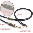 Stereo audiokabel | 2x 6,35 mm male - 3,5 mm male | 1,5 m | Grijs Nedis COTH23200GY15