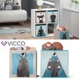 VICCO set de 2 boîtes pliantes 30x30 cm boîte pliante pour enfants boîte de rangement panier étagère 4251421933439-1